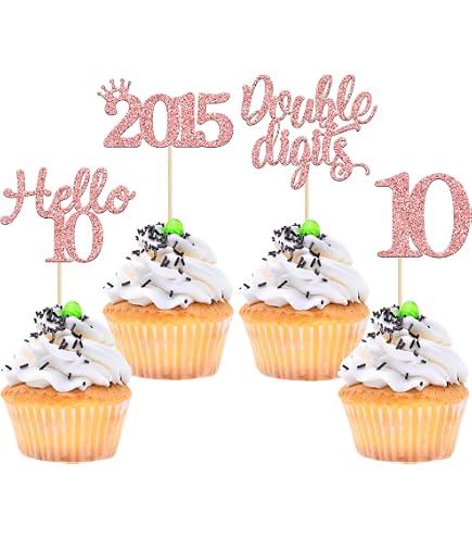 30 Cupcake-Topper 'Awesome Since 2002' – Goldene Tortendekoration Für 21. Geburtstag & Jubiläen