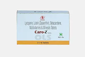 Caro - Z - Daily Multivitamins and Minerals, Vitamins, antioxidants Tablets for Men and Women - Pack of 3 (3X10 - 30 Tablets)