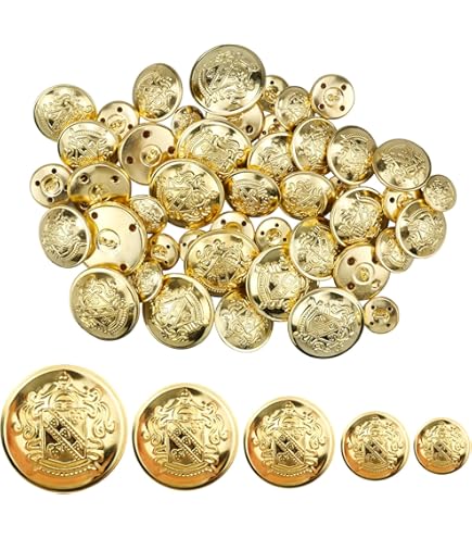 Knopen met metalen gaten - 6 stuks wit/bruin/zwart/blauw hars voor blazer/ jas/jas/trui - België