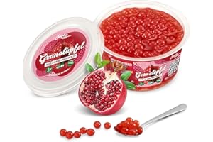 THE INSPIRE FOOD COMPANY INSPIRE FOOD Bubble Tea Perles Cerise | Bubble tea, perle de tapioca pour bubble tea | 100% vegan et sans gluten, sans colorant artificiel, 450 grammes