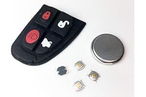 Automobile Locksmith DIY Repair kit - for Jaguar 4 button remote key fob refurbishment