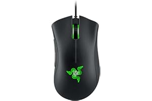 Razer DeathAdder Essential (2021) - Wired Gaming Mouse (Optical Sensor, 6400 DPI, 5 Programmable Buttons, Ergonomic Form Factor) Black
