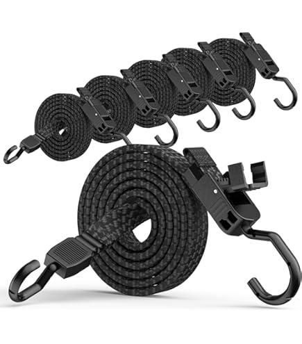 Fixplus Elastische riem, 46 x 2,2 cm, zwart, 4 stuks, 46FP4x