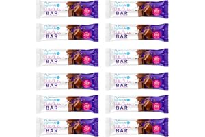 LIGHTERLIFE FAST LighterLife Meal Replacement Bar Mutipack | Complete Nutrition Bar for Weight Loss & Weight Management, High Protein, High Fibre, Up to 33% of RDA Vitamins & Minerals (12 x 56g, Double Chocolate)
