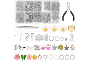 TUFA Kit per Creazione Gioielli 781pz Kit di Strumenti per la Creazione di Gioielli,Trovati Forniture di Fabbricazione di Gioielli per Fare Bracciali Orecchini Fai da Te Fatti a Mano
