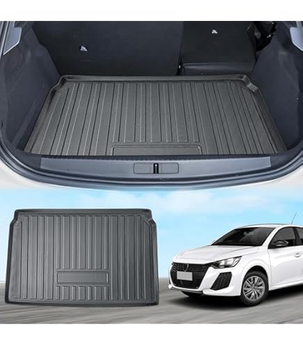 Tapis De Coffre Adapté Pour Peugeot 208 Hayon (03.2012-05.2019) G