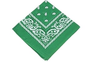 Boolavard TM 100% coton, taille 6, ou Pack de 12 Bandanas Paisley d'origine avec | couleur au choix Headwear/cheveux écharpe approche bande d'emballage poignet Reliure en-tête
