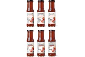 ‎FAIRTRADE ORIGINAL 6 x 150 ml Sweet Sour Sauce by fairtrade ORIGINAL | Sweet Sour Sauce | Chinese Sweet Sour Sauce | Wok Sauce | Sauce with Chili | Spice Sauce for Asian Food | for Chicken, Fish, Vegetables