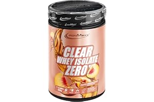 ‎IRONMAXX IronMaxx Clear Whey Isolate Zero - Peach Ice Tea 400g Dose | Klarer Molkenprotein-Isolat ohne Zucker | Laktosefreies Clear Protein | Protein Limonade mit fruchtig-erfrischendem Geschmack