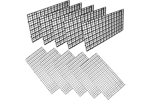 Haishell 10 Pcs Aquarium Fish Tank Divider Egg Crate Aquarium Filter Bottom Tray Grid Isolation Board Partition Net Pane Separator for Mixed Breeding Light Diffuser