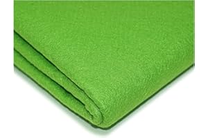 THEFABRICTRADE "Get Crafting" 100% Acrylic Felt Fabric Perfect for Arts & Crafts, Sewing Material - 150cm Wide, Available in 30 Vibrant Colours (2X A4 Felt, Lime)