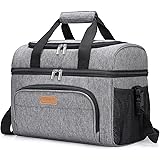 Borsa Termica Milan 3,5L Con 2 Contenitori | Beige Con Gufi Blu | Collezione 460 Since 1918 - 3