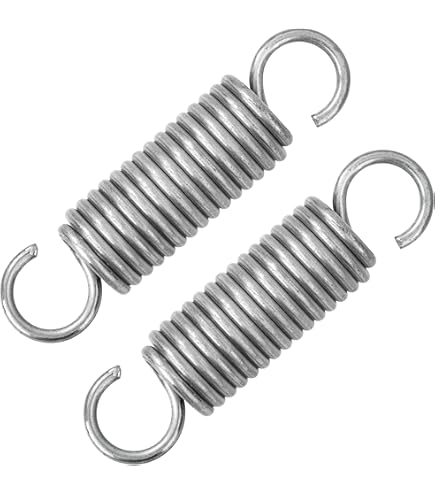 5 Stück Zugfedern Edelstahl - 0,3x5x15mm Mit Haken