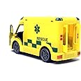 Toy Ambulance + Light & Sound Emergency Response Vehicle Die Cast Toy Ambulance