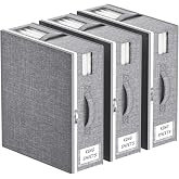 Lifewit Set of 3 Large Storage Bags for Folding Sheets, Bedding Box with 2 Transparent Windows and 1 Label, Organizer for Com