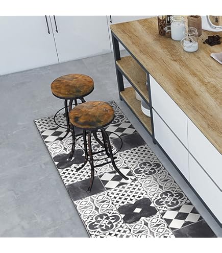 Tappeto Cucina Antiscivolo 50cm - Geometrico Lavabile, Italiano - Foto 2