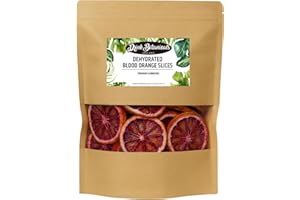 Drink Botanicals Ireland Dried Blood Orange Slices Wheels | 35+Slices | 100% Natural |For Cocktail Garnishing, Wreath, Cakes, Snacking, Infusions, Desserts | 3.52 oz, 100 Grams |Resealable Kraft Pouch