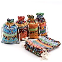 Lot De 20 Sacs Coton Avec Cordon - Sacs Cadeau Réutilisables Pour Mariage, Fête, DIY