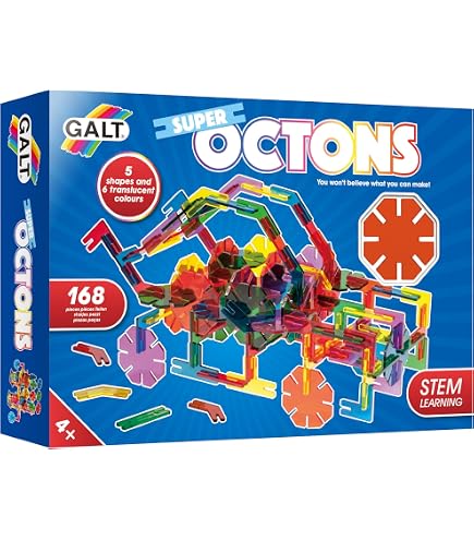Clemmy - Confezione da 24 mattoncini soft - Luna e Stelle Giochi
