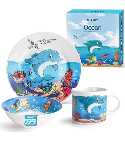Ritzenhoff & Breker Placemat bosdieren, placemat 45 x 30 cm voor kinderen, placemat met diermotieven, afwasbaar