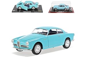 alles-meine.de GmbH Defekte Verpackung Alfa Romeo Giulietta Sprint Coupe Blau 1954 1/24 Modellcarsonline Modell Auto