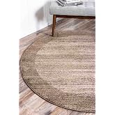 Angora Home Tria Collection Woven Machine Made Carpet TA1005 120 x 120 Round
