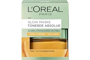 L’ORÉAL PARIS L'Oréal Paris Maska Absolue Glow z tlenkiem glinu, dla przejrzystego, promiennego wyglądu skóry, 50 ml