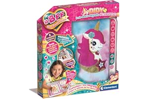 Clementoni - BFF Diario Segreto Unicorno Interattivo con Cassetto dei Segreti, 6 modalità di Gioco, Storie Musica e attività Creative, con Matita e Stickers, Bambine 6-9 Anni, 16681