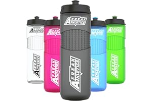 Freak Athletics Water Bottle - Premium BPA Free Sports Bottle 750ml (Black Transparent)