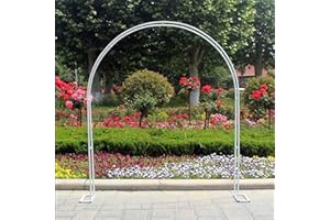 LIYI929GP ArcoDa Giardino Per Rampicante, Arcos Matrimonio In Metallo Archi Matrimonio Con Base, Per Piante Rampicanti Da Giardino, Pergolato, Decorazione Da Sposa, ArcoPer Rose GardenArch