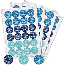 Logbuch-Verlag Schön, Dass Du Da Bist Autocollant 4 Cm