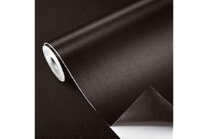 GELAISI 60 * 200cm Marron foncé Patch de Réparation en Cuir, 1 Rouleau Papier Peint Auto-Adhésif en Cuir PU Patch de Réparation Kit，Premiers Soins pour Canapé de Siège de Voiture Meubles Sac À Main