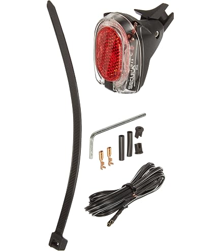 Busch+Müller Lumotec IQ-XS Friendly T – éclairage Avant 80 Lux, Feux Diurnes, Support Inclus, Noir
