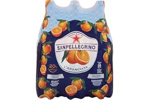 SAN PELLEGRINO SANPELLEGRINO Bibite Gassate, l'aranciata Bottiglia Grande 1,25L x 6