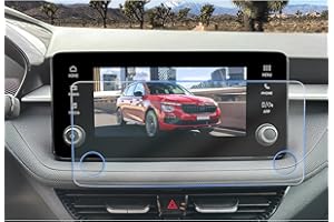 CDEFG Folia ochronna do nawigacji do Skoda Kamiq Scala Fabia 4 2024/2025, folia ochronna do nawigacji Facelift, 6H, odporna na zarysowania, 8,25 cala, folia ochronna na wyświetlacz GPS, folia ochronna