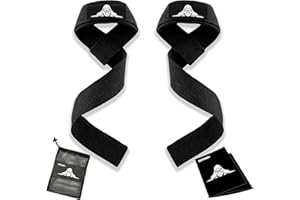 Bosmik Straps Gym, Correas Levantamiento de Pesas Acolchadas, Lifting Straps, Powerlifting, Gimnasio, Calistenia, Crossfit, Mujeres y Hombres, Regalo Fitness