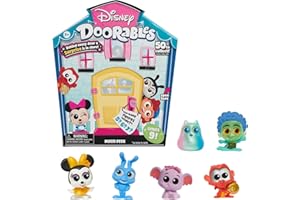 DOORABLES Disney, Coffret Multi Peek avec 5, 6 ou 7 Figurines Surprises, Nouvelle série, Modèles aléatoires, Jouets pour Enfants à partir de 5 Ans, GIOCHI PREZIOSI, DRB10