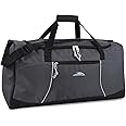55 Litre Canvas Duffle Bags for Men & Women for Traveling, The Gym, and as Sports Equipment Bag/Organizer (Grey)