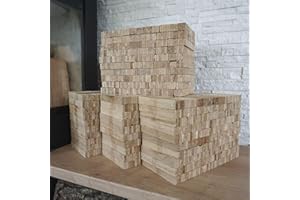 LIONSPORTS 30 kg Oak Kindling Very Clean and Dry Perfect Kindling Wood for a Cosy Room Temperature, Ideal Accessory to Ignite Firewood in the Fireplace