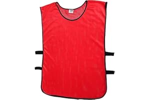 Sterling Sports 12 X Football Training Bibs For Adults - Quick Dry Football Bibs Adult For Basketball, Netball, Cricket & Rugby Training Equipment - Ideal Bibs Gifts For Men & Women