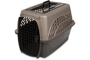 Petmate 2 Charge Haut de Porte Transporteur, 61 cm Perle, Marron Clair