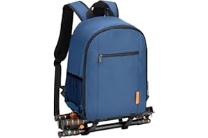 TARION TBS Zaino fotografico SLR piccolo impermeabile Borsa per fotocamera leggera e compatta con copertura antipioggia (blu)