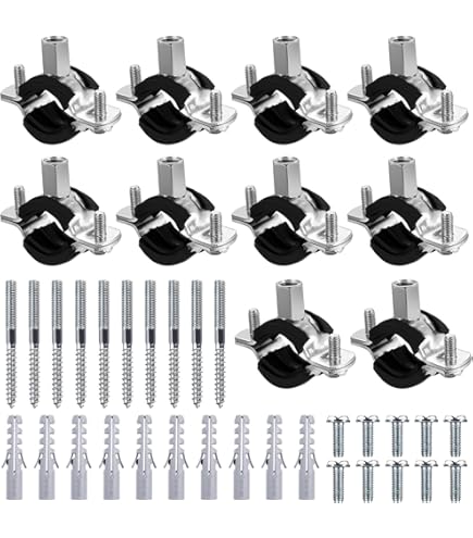 Two Screw Pipe Clamp With EPDM Rubber Lined Split Ring Hangers - Two - View #11