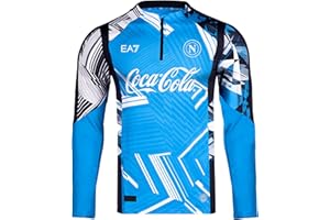 GOHILL SSC Napoli [EA7] Pre Match EA7 Sweatshirt, offizielles Produkt, Langarm, 2024/2025, Blau, M