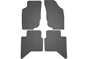 M MOTOS Alfombrillas de Goma para Toyota Hilux VII 2005-2015 Mejora tu Comodidad de Viaje con la Alfombrilla Antideslizante para Coche- Alfombrillas de Coche para Varias Estaciones