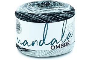 Lion Brand Yarn Company Mandala Ombre Yarn, Joy, One Skein, Cool