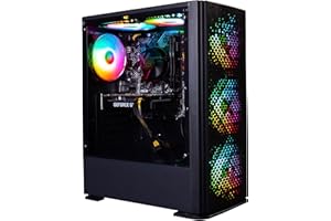 Veno Scorp Gaming PC Desktop Computer: I7-3770 3.4GHz,GT 1030 2GB GPU,16GB DDR3 RAM,256GB NVME M.2 SSD,1TB HDD,500W PSU,Vortex 6 ARGB CASE,600Mbps WiFi,Windows 11