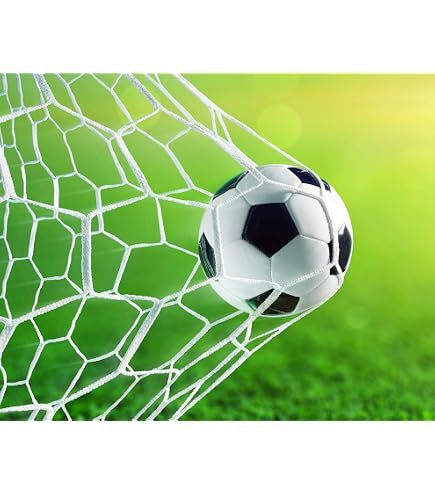 Rete Da Calcio Regolamentare 7.5 X 2.5 M | Anti-UV, Rinforzata, Maglia 120 Mm, Per Porte Stadio/Box