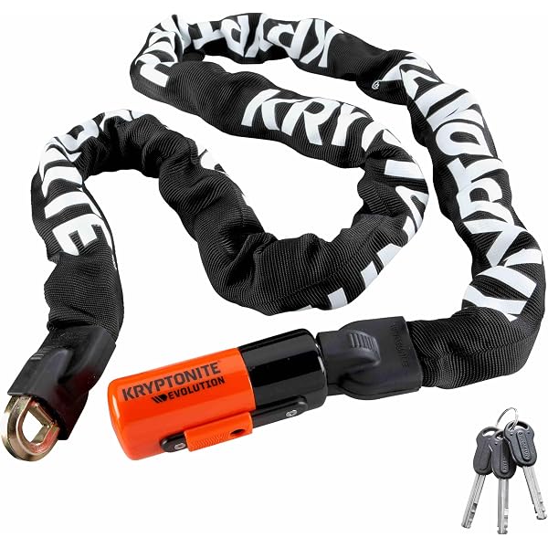 thumbnail image 2 of 4ft Heavy Duty Bike Chain Lock | Motorcycle Security Chain With 3 Keys | Cut Resistant Steel For Bikes, Generators, Gates 2 of 12