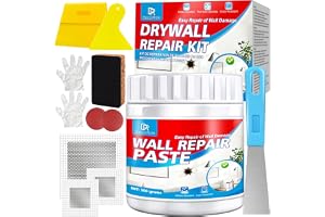 Väggreparationskräm, 500 g spatel vit färdig spatel väggreparationsset | Reparationspackel för bucklor, sprickor, nagellhål och fläktande färg på badtunnor i garage, klassrum och hem